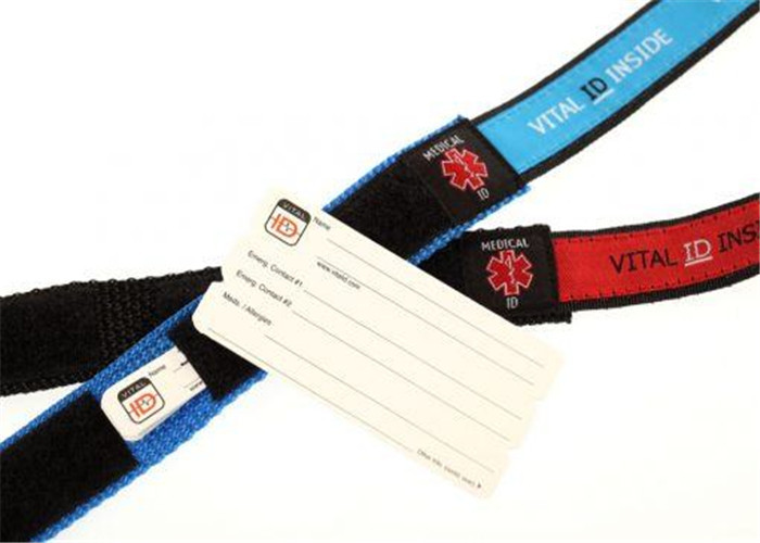 Customized children kids anti lost ID bracelets with insert info inside