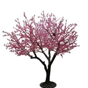 Wholesale Peach Blossom Cherry Artificial Wishing Tree Indoor Festival Wedding Decoration from china suppliers