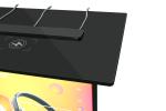 Aluminum Commercial Phone Charging Station With Advertising Displays / Public