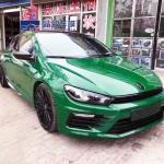 PVC Flexible Colored Paint Protection Film , Anti Scratch Metallic Car Wrap
