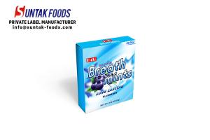 Wholesale Round Sugar Free Low Calorie Candy With Blue Berry Flavor Paper Box from china suppliers