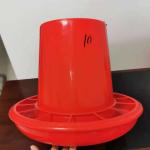 10KG Plastic Hanging Feeder Chicken Feeding Line Parts Red