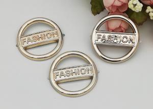 Wholesale Round Fashion Resistant Ladies Shoe Buckles Replacement Customized Logo from china suppliers
