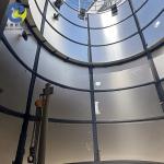 Green Cylindrical Composite Stainless Steel Bolted Storage Tanks for Waste Water