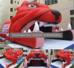 BLue color inflatable helmet tunnel school rugby sports with customized logo