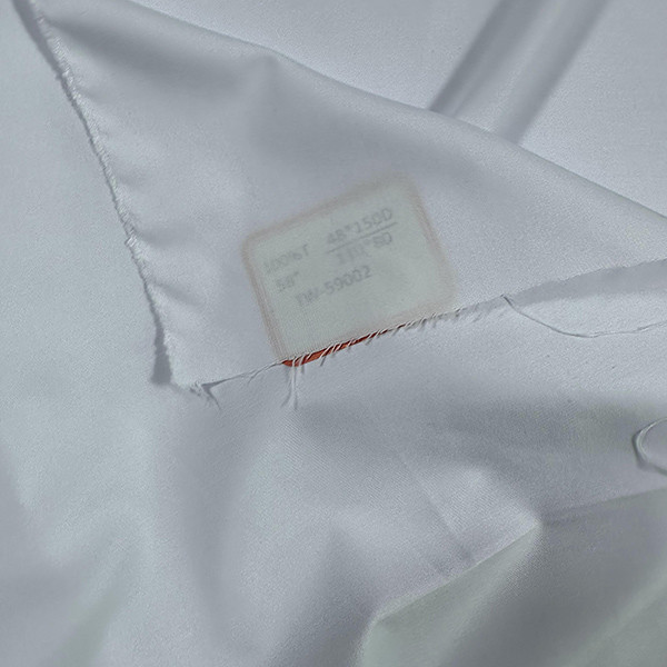 110*80 100 Percent Polyester Robes Bleached Fabric 48*150D Clothing Fabric