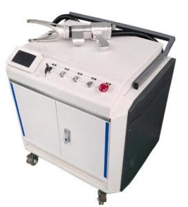 Wholesale Galvonometer Head 50W Fiber Laser Cleaning Machine For Graffiti Removal from china suppliers