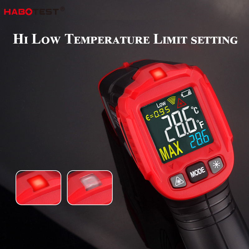 Digital Laser Infrared Thermometer , Infrared Thermometer Handheld Non Contact