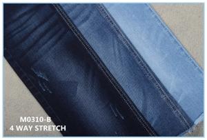 Wholesale Jeans 10.5 Oz 85 Cotton 13 Polyester 2 Spandex 4 Way Stretch Denim Fabric from china suppliers