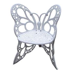 Wholesale Single Butterfly Wrought Iron Chairs And Circle Table OEM Weather Resistant from china suppliers