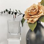 50ml Perfume Bottle with Glass Base Material and Logo Acceptable Customer's Logo