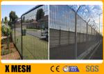 Eco Friendly Pvc Coated 358 Anti Climb Fence Green Color Commercial
