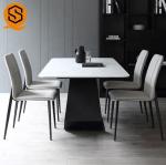 Seamless Joint Modern Restaurant Table Waterproof Repairable 4 Seats CUPC