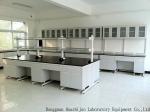 Acid Resistant Wood Lab Furniture Aluminum Alloy Handle 12.7mm Solid Bench Top
