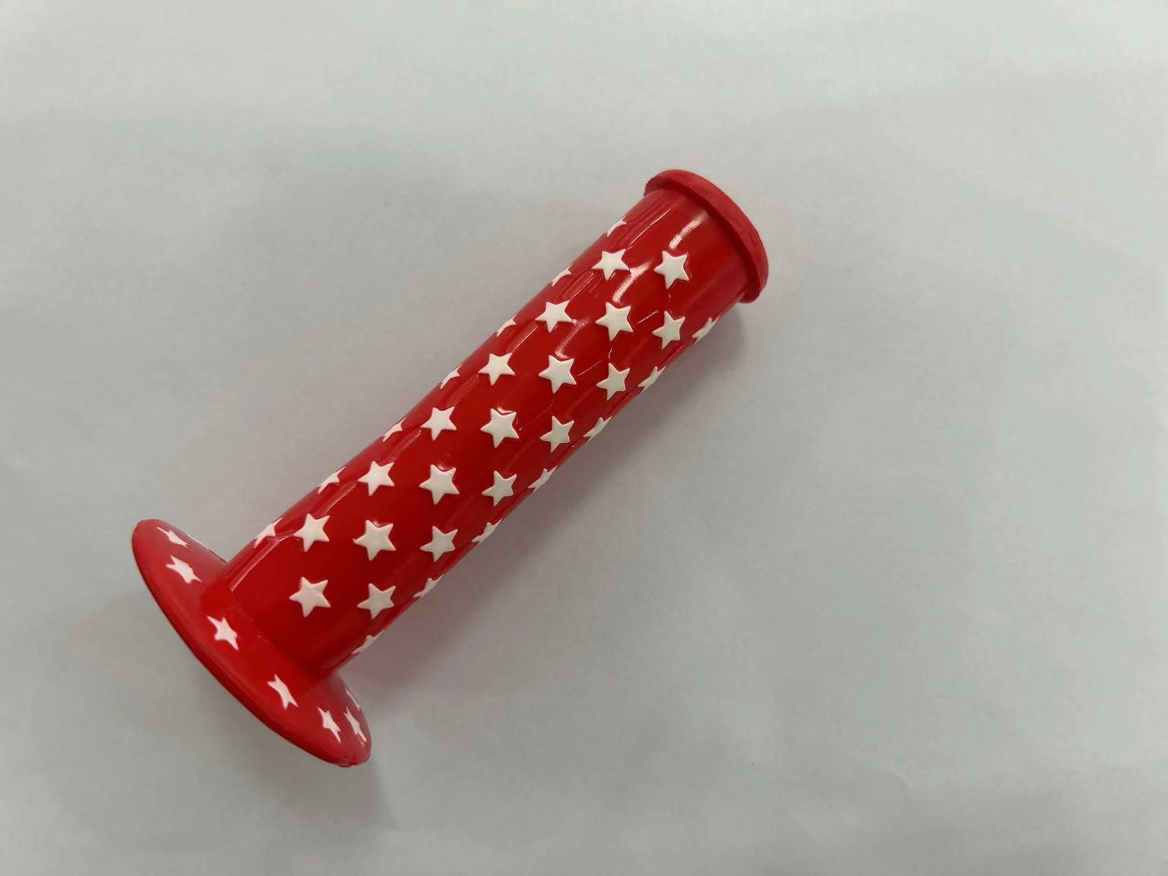 Red Sleek Design Bike Handlebar Covers Abrasion Resistance Easy To Install