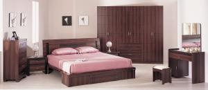 Wholesale High Quality Home Furniture,Panel Bedroom Set,Wood Bed and Wardrobe,Nightstand,Dresser with Mirror,Amorie,Chest from china suppliers