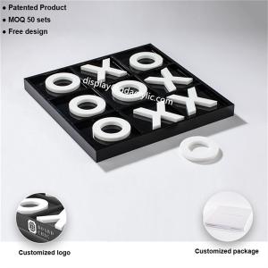 Wholesale Classic White and Black XO Game Board Set Decoration from china suppliers