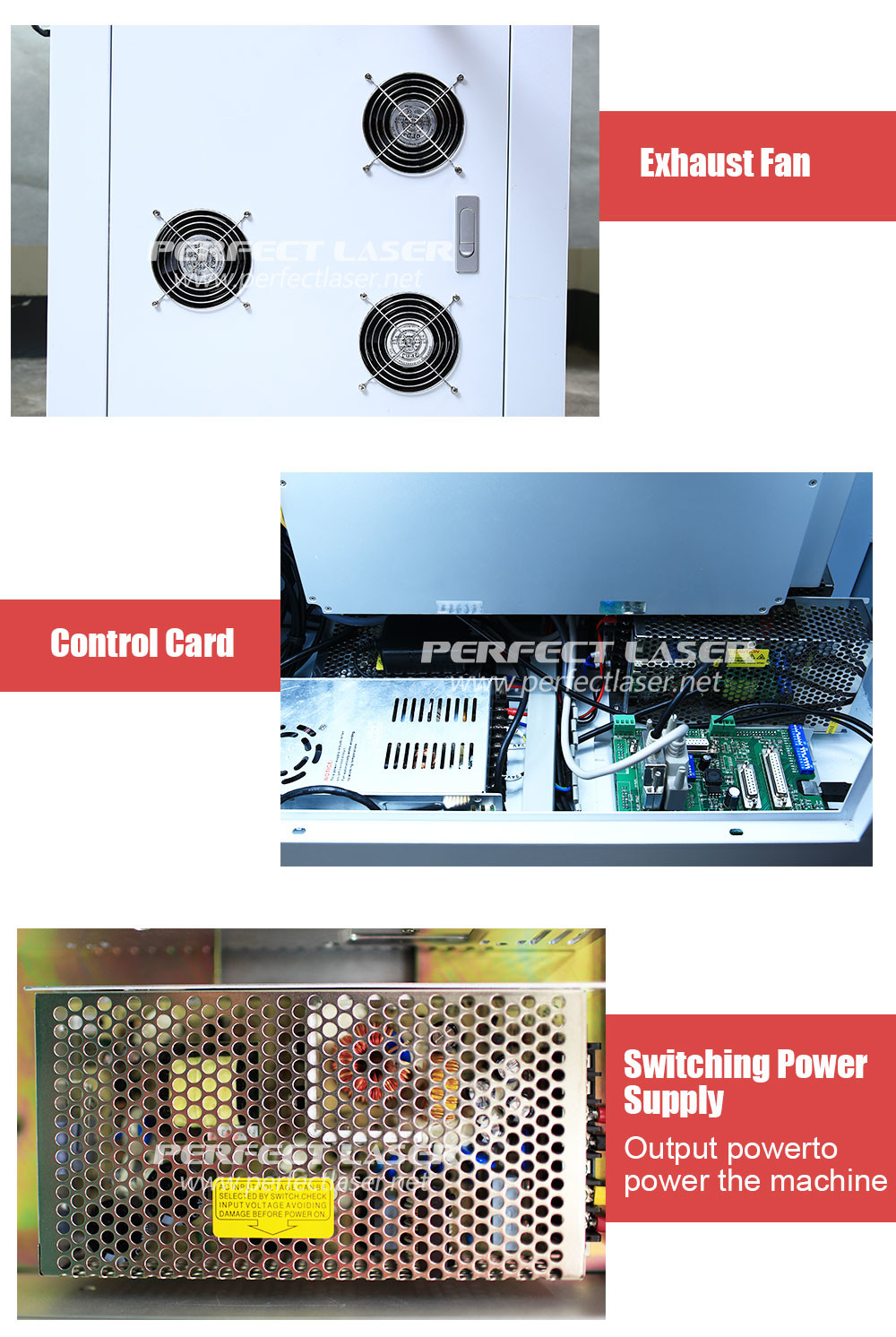 Fiber Laser Marking Machine With Plastic / SS Marking System , 532nm Max Output Power