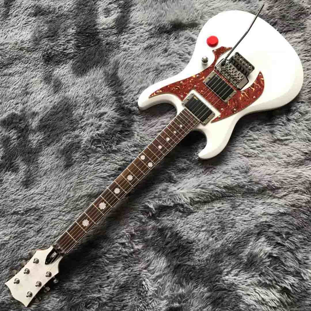 Custom Grand PES RZK1 Killer Switch Electric Guitar in White with Active Style Pickup