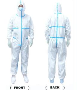 Wholesale Waterproof Disposable Protective Clothing White Disposable Overalls from china suppliers
