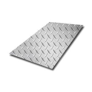 Wholesale 1500mm Width SS Steel Sheet 304 Stainless Steel Diamond Shaped Checkered Plates from china suppliers