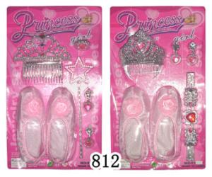 Wholesale Hot sell beauty toy set with pink shoes ,earring,bracelet from china suppliers