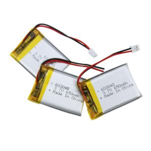 Wholesale RoHS 603040 3.7 Volt 650mah Battery Medical Lithium Battery from china suppliers