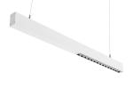 48W Ceiling Mounted Linear LED Lighting Aluminum White Black Lifud Driver
