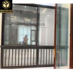 Hotel Villa Aluminium Glass Hinged Windows Aluminium Bifold Windows Customized