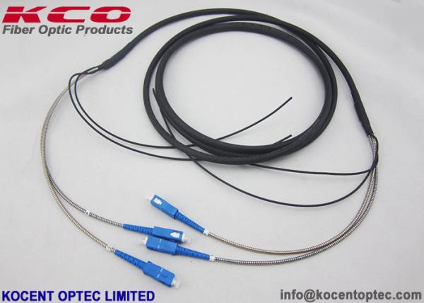 SC CPRI Outdoor Fiber Optical Patch Cord Amored / Non Armored FTTA TPU LSZH