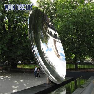 Wholesale Customized Abstract Sky Oem Stainless Steel Garden Art Mirror Outdoor Decoration from china suppliers