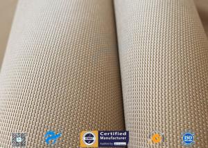Wholesale Brown 31oz Silica Fabric 800℃ Working Temperature 0.05&quot; Thick Fireproof Curtain from china suppliers