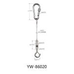 Ceiling Signage Hanging Systems Light Fittings With Hook Fastener YW86018