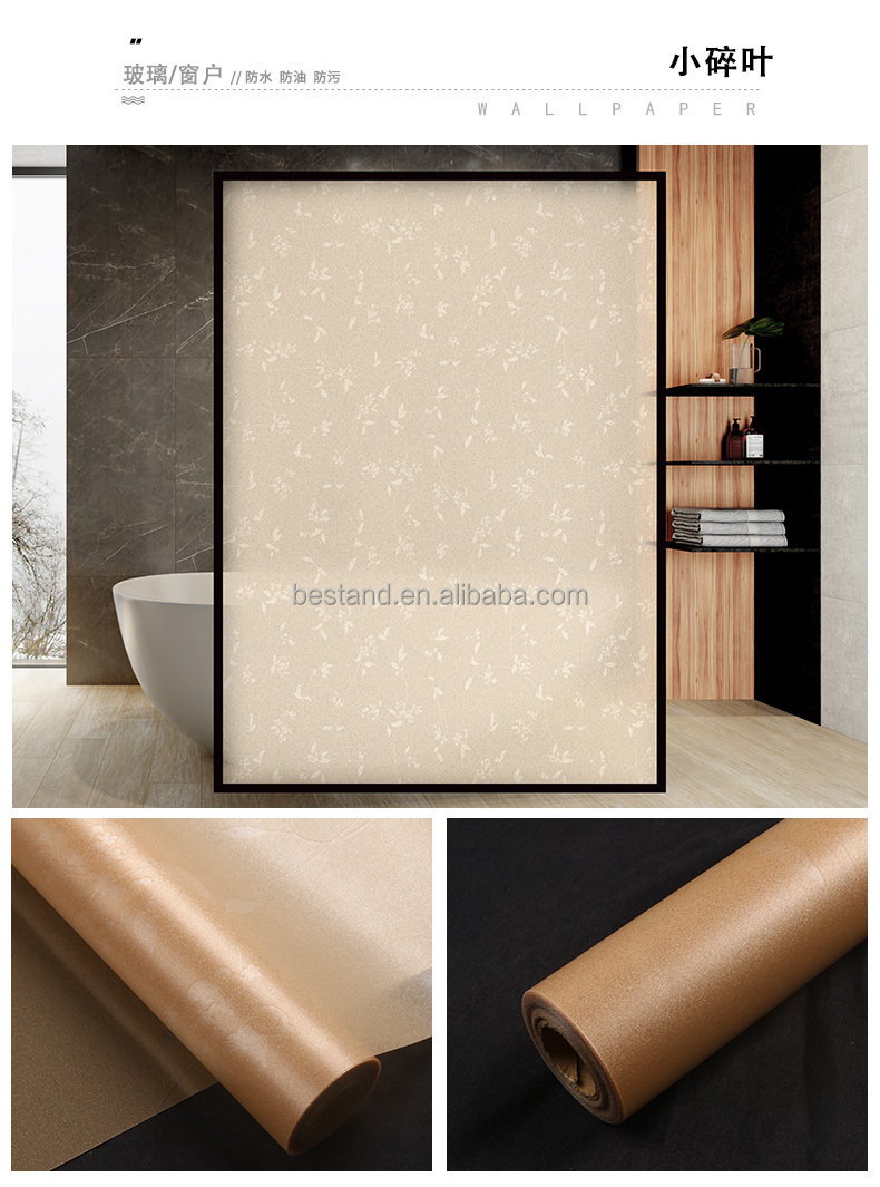 Pet Friendly Static Window Film Frosted PVC Window Clings For Privacy