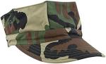 Octagonal Military Camouflage Cap Sun Hat Military Army Hat Woodland Camo