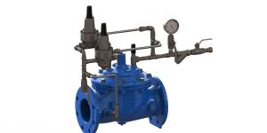 Wholesale Blue Ductile Iron Anti Surge Control Valve As Safety Valve Nylon Reinforced Diaphragm from china suppliers