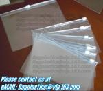 slider zipper bag with white printing for food storage, Shopping / Food / Snacks
