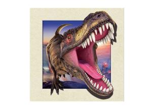 Wholesale Dinosaur Image 0.6mm PET 3d Lenticular Pictures For Decoration 40x40cm from china suppliers