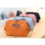 Digital Printing Logo Pure Color Canvas Makeup Cosmetic Bag