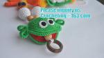 Necklace with amigurumi toy, Nursing necklace,Breastfeeding necklace, crochet