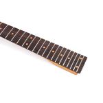Orange Dots Inlay Maple 24 Fret Bass Guitar Neck Satin Finished