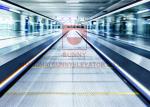 Aluminium Alloy Moving Walkway With Hairline Stainless Steel Inner Outer Decking