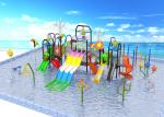 Outdoor Indoor Amusement Park Equipment Metal 10 Passenger Water Park Slide