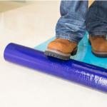 PE Hard Surface Protective Film For Wooden Floor / Ceramic Tile Floor