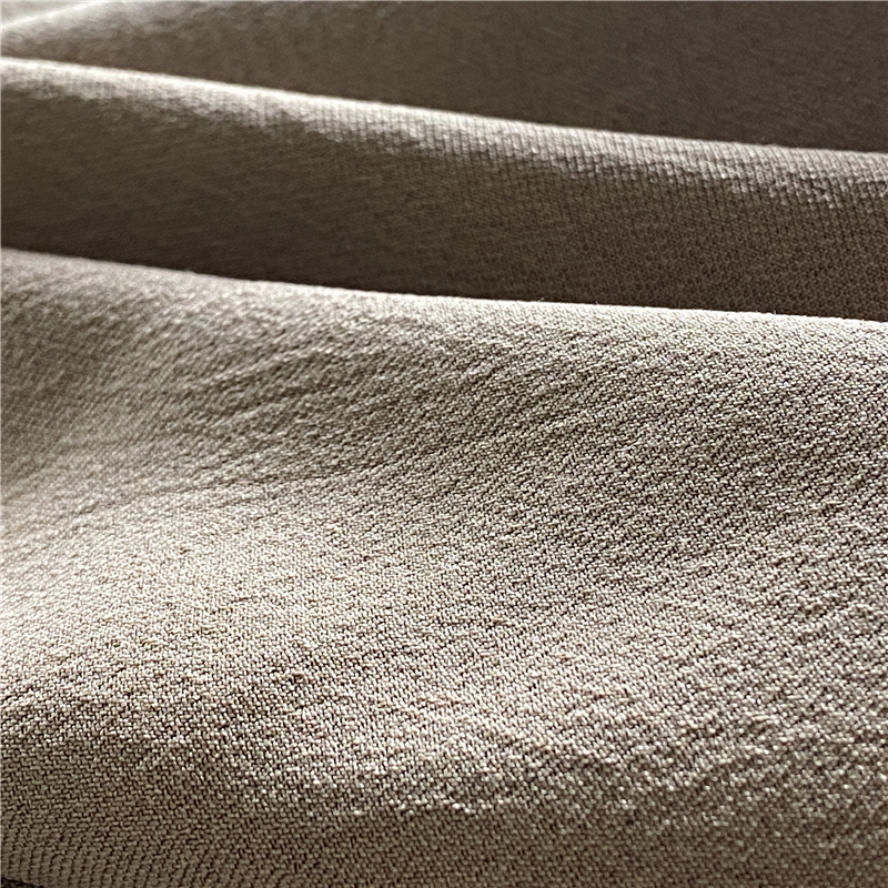 90% Polyester 10% Spandex Woven Twill 4-Way Stretch Style Khaki Elastane Fabric for Fashion Clothing
