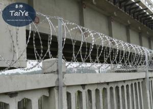 Wholesale Military Grade Roll Razor Barbed Wire Non Corrosive Resistance Humidity from china suppliers
