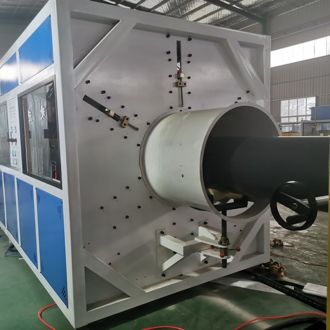Single-Screw Extruder / Plastic Water Supply HDPE Pipe Machine Extrusion Line