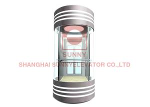Wholesale Stainless Steel Material Panoramic Elevator 800 - 1600kg With Deceleration Device from china suppliers