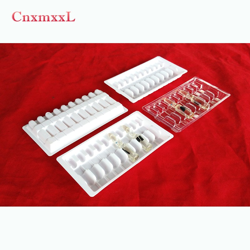 Clear PVC Medical Drug Plastic Blister Packaging Thermoformed Plastic Trays OEM