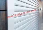 Lighter Aluminum Doors Overhead Metal Roll Up Doors Low Noise Heat Insulation